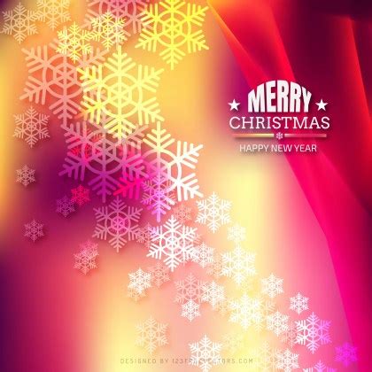 Pink Christmas Snowflakes Background Design