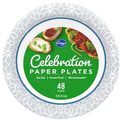 Kroger® Celebration Paper Plates, 48 ct / 10 in - Kroger