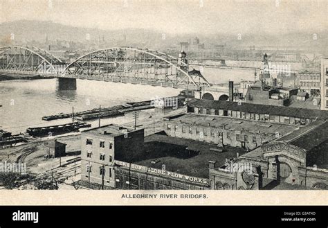 Allegheny River and bridges, Pittsburgh, PA, USA Stock Photo - Alamy