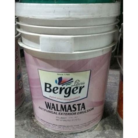 Berger Walmasta Antifungal Exterior Emulsion Paint Packaging Size