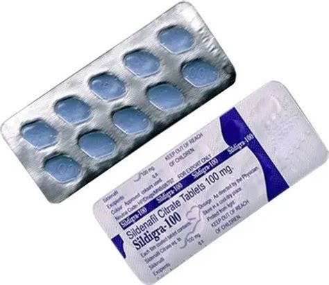 Sildenafil Citrate Tablets 100mg At Rs 121strip Sildigra Tablet In