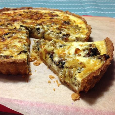 Leek Mushroom Quiche Recipe Levana Cooks