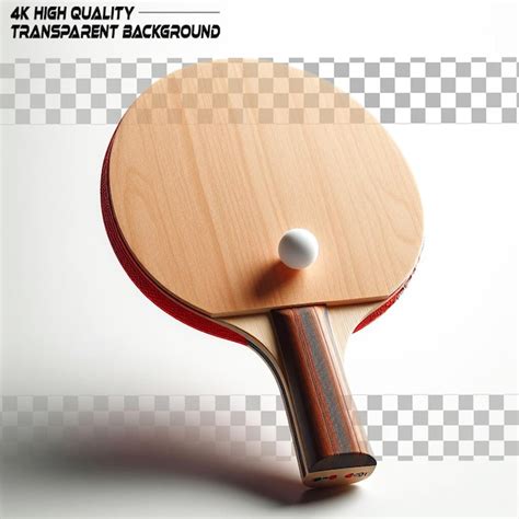 Premium PSD Essential Equipment For Ping Pong Play On Transparent