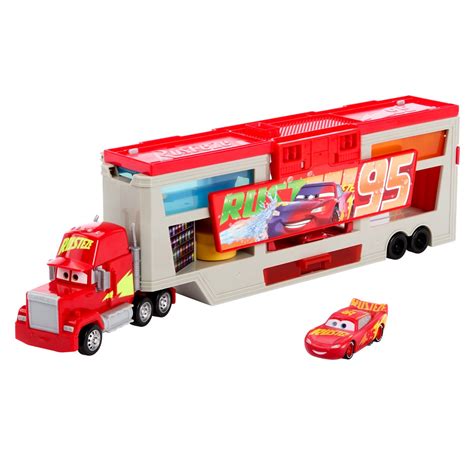 Disney Pixar Cars Color Changers Mobile Paint Shop Mack Playset