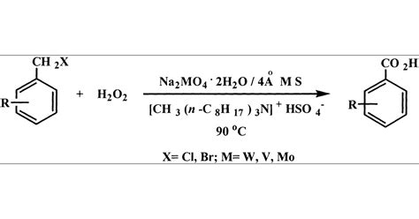 Oxidation Of Benzyl Chlorides And Bromides To Benzoic Acids With 30