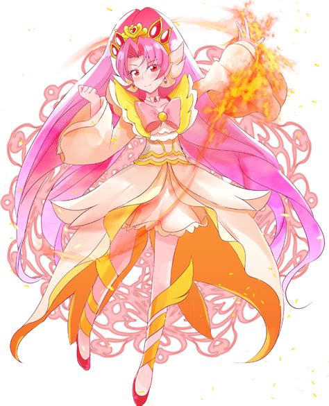 Akagi Towa Cure Scarlet And Cure Scarlet Precure And More Drawn