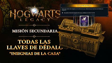 Hogwarts Legacy Las llaves de dédalo Localización de todas las