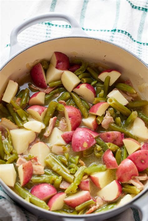 Southern Green Beans And Potatoes Blackpeoplesrecipes