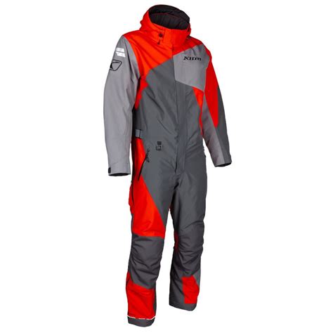 Insulated Snowmobil Monosuit Railslide One Piece Asphalt High Risk Red