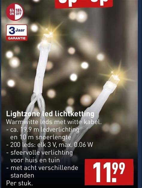 Lightzone Led Lichtketting Aanbieding Bij ALDI