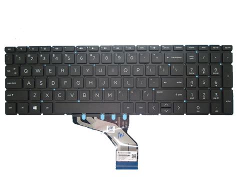 Laptop Keyboard For Hp 15 Da000 Without Frame Black United States Us 2b