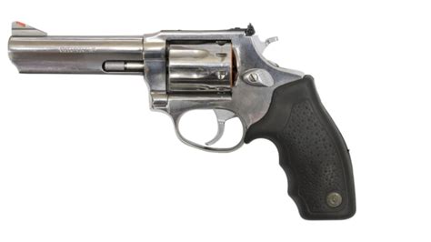 Taurus Model Lr Rimfire Revolver With Polished Stainless Finish