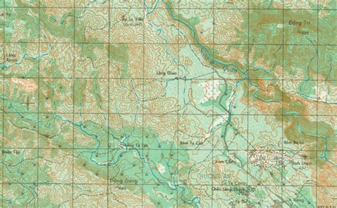 Khe Sanh 1968 Topographical Map – Battle Archives