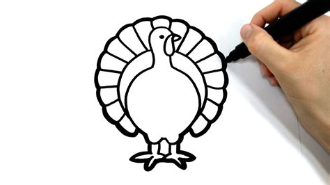 C Mo Dibujar Un Pavo Real Facil Dibujo Pavo Real Para Ni Os Youtube