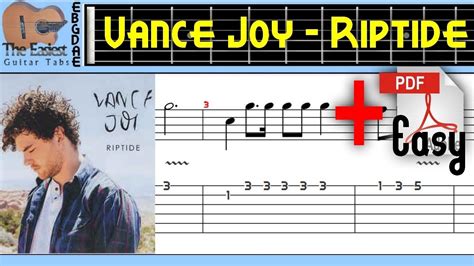 The Easiest Guitar Tabs Vance Joy Riptide Easy Guitar Tabs