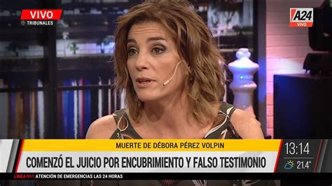 Comienza El Juicio Por La Muerte De La Periodista D Bora P Rez Volpin