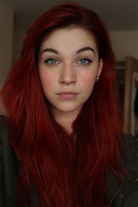 Red Hair Grey Eyes