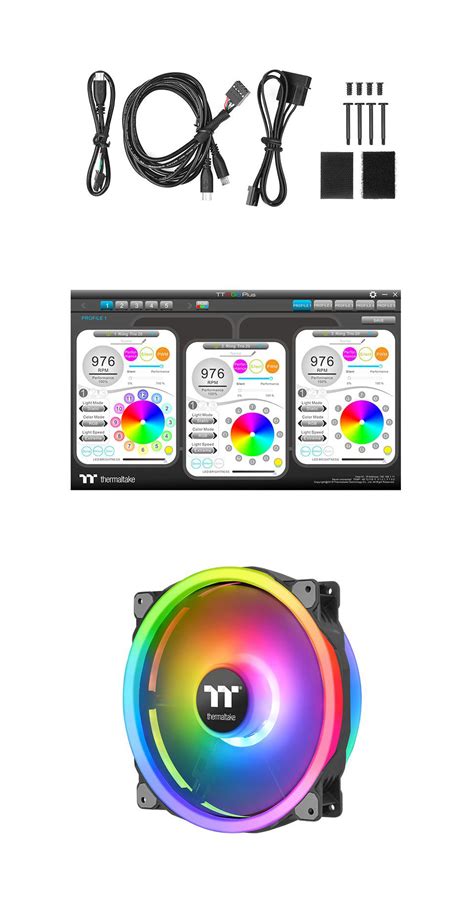 Buy Thermaltake Riing Trio Rgb Mm Case Fan Premium Edition Cl