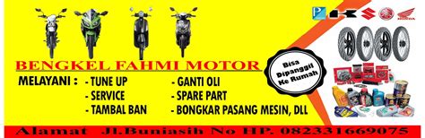 Spanduk Bengkel Motor – newstempo