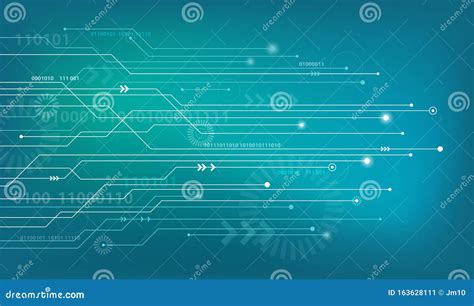 Digital Technology Digitalization Vector Illustration â€ Abstract