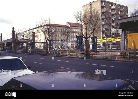 Subway Construction In The Wittenbergplatz Gleisdreieck Section As Part