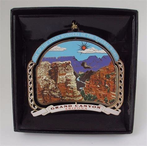 Grand Canyon Color Brass Ornament Arizona Souvenir Etsy Brass