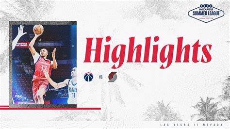 Nba 2k25 Summer League Highlights Washington Wizards Vs Portland