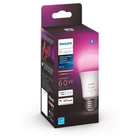 Foco Inteligente Philips Hue Luz Multicolor A E W Env O Gratis