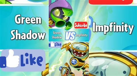 Plants Vs Zombies Heroes Green Shadow Vs Impfinity Youtube