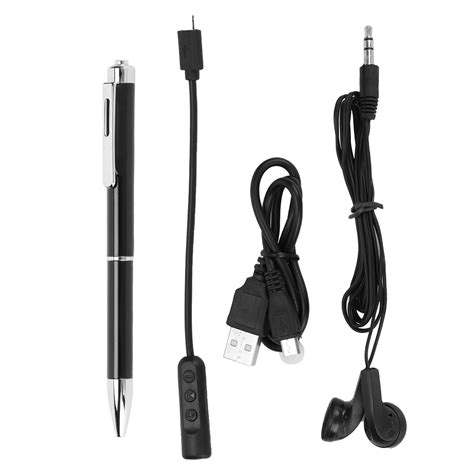 Voice Recorder Pen 16gb Noise Canceling Portable Mp3 Player Digital Recording Device For Meeting