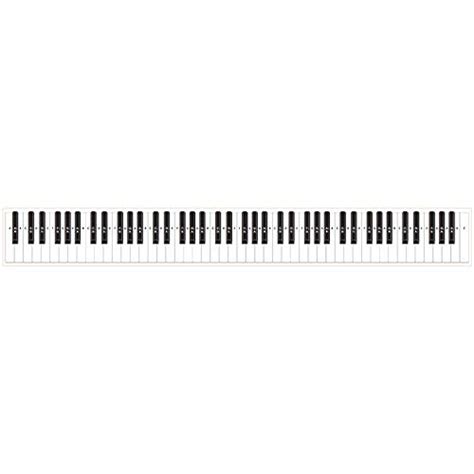 Buy 88 Key Practice Keyboard Piano And Note Chart For Behind The Piano Keysguide Teaching Aid