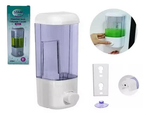 Soporte para jabón líquido jabonera y alcohol en gel 650 ml MercadoLibre