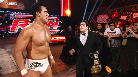 Raw Raw Alberto Del Rio Vs Rey Mysterio For The Wwe Championship Youtube