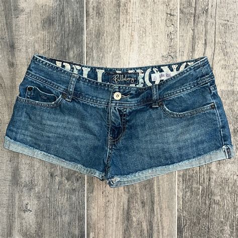 Billabong Y2k Low Rise Jean Shorts Gem