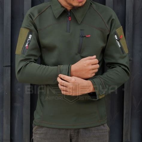 Jual Terbaru Kaos Bdu Tactical Full Scuba Combat Polos Lengan Panjang