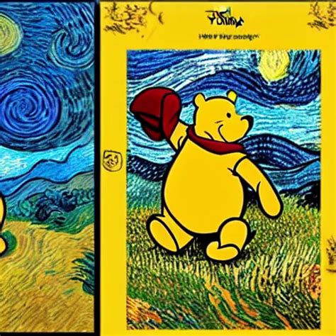 Winnie The Pooh In The Style Of Vincent Van Gogh Stable Diffusion