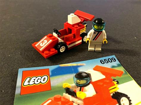 Vintage Lego Town Red Devil Racer Complete W Instructions