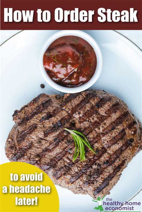 How To Order Steak At A Restaurant Healthy Home Economist