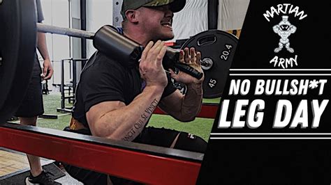 NO BULLSH T LEG DAY Offseason Quad Day YouTube