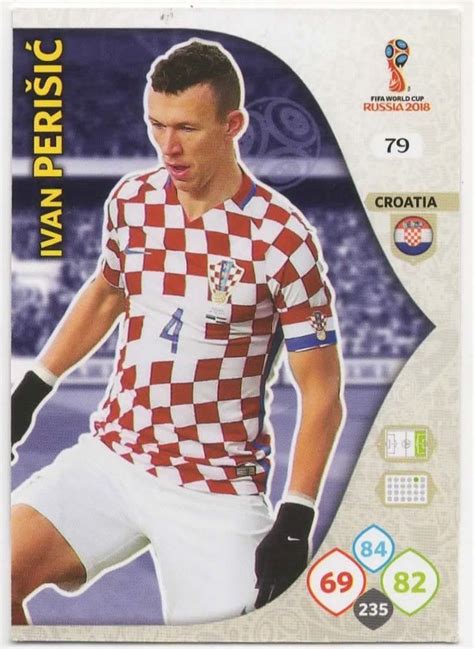 Fifa World Cup Russia Ivan Perisic Croatia Panini Adrenalyn Xl