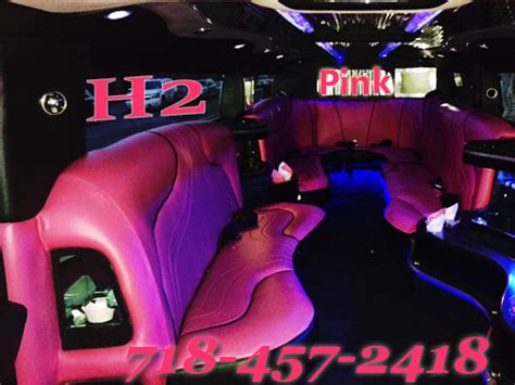 New York Pink Limo Fleet, Pink Limo for Proms, NY Prom Limousines, Pink Limousine Bachelorette ...