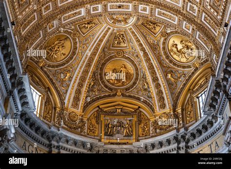 Papal Basilica Of Saint Peter Interior In Vatican Jesus Christ In