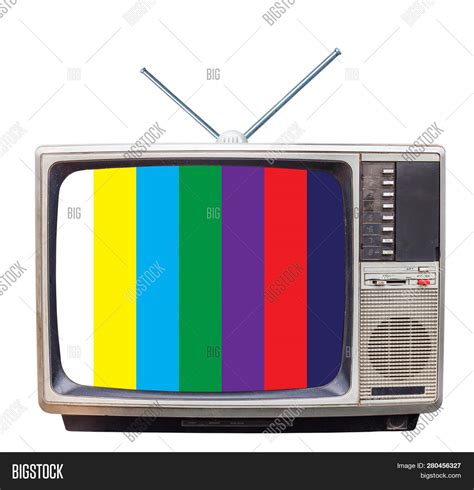 Old Tv With Antenna