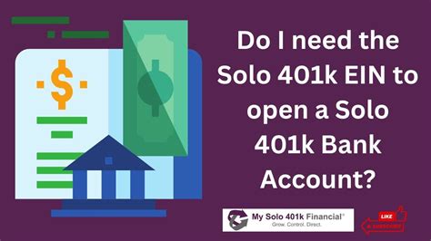 Self Directed Solo 401k Faq Answered Do I Need The Solo 401k Ein To Open A Solo 401k Bank