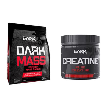 Creatine Pure Creatina Pura 300g Dark Mass 3kg Dark Lab