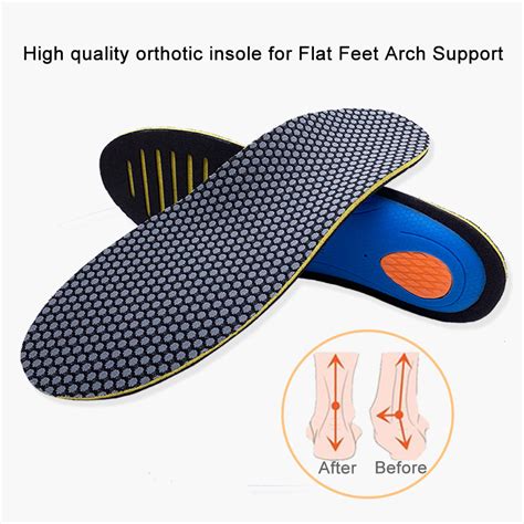 Unisex Distinctive Eva Orthotic Insole For Flat Foot Shoes Pad Arch