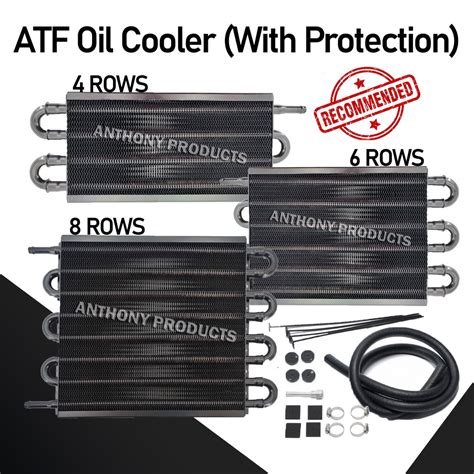 Aluminium Universal Transmission Fluid Atf Oil Cooler Heavy Duty