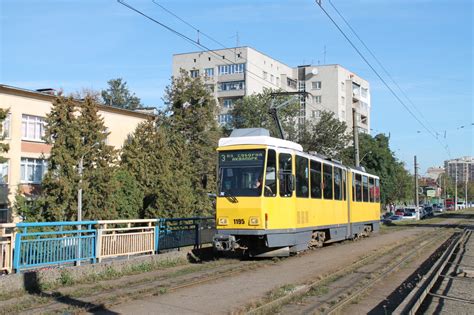 Львов Tatra KT4DM 1195 Фото Городской электротранспорт