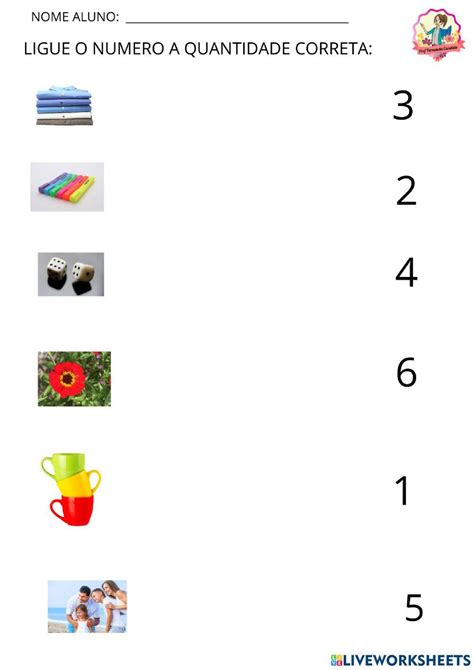 quantidade matematica exercise  worksheets