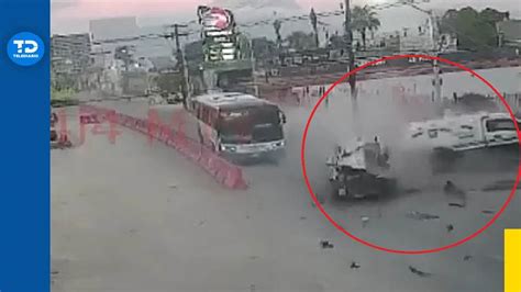 Difunden Video De Choque Contra Camioneta De Valores En Mty Telediario